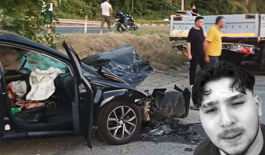 18 yaşındaki sürücü, hayatını kaybetti!