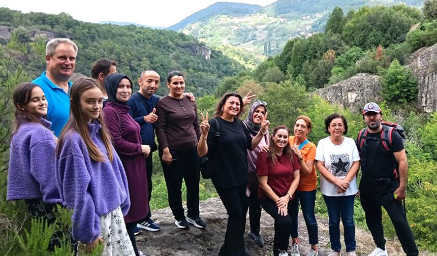 Gazeteciler, Kayalıdere Şelaleleri'ni gezdi