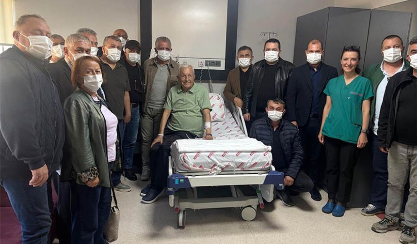 Meclis Üyelerinden Posbıyık'a "geçmiş olsun" ziyareti