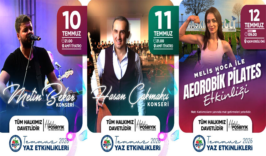 Ereğli'de, yaz coşkusu devam ediyor